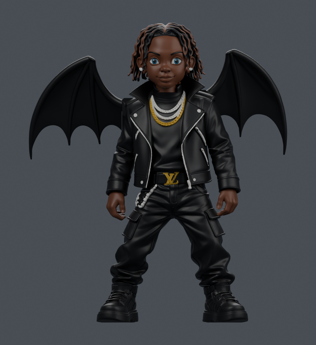 Rema Winged - 300 mm Figurine STL Kit